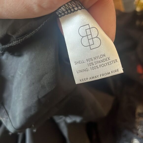 Baltic Born Black Lace Smocked Tiered Maxi Dress, size M/L - Picture 12 of 14